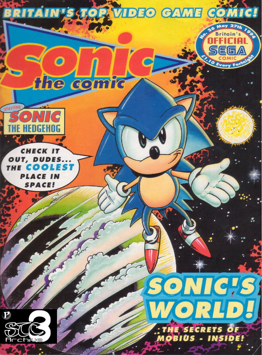 Sonic - The Comic Issue No. 026 Cover Page
